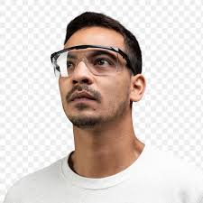 Download premium png of Man with smart glasses png mockup futuristic  technology by Teddy about portrait, glasses png, headset, technology, and  person looking up 2850340