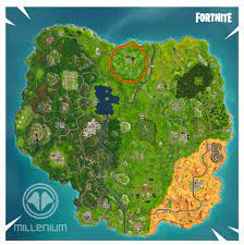 Pour faciliter le défi, nous avons créé cette carte où nous vous indiquons l'emplacement de tous les trous du parcours de golf dans une société sybarite, afin que vous puissiez directement relever le défi. Fortnite Frapper Une Balle De Golf Du Tee Jusqu Au Green Les Trous Millenium