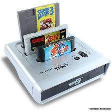 20 results for retro nintendo entertainment system console. Super Retro Trio Console Nes Snes Genesis Megadrive 3 In 1 System Silver Black Gadgets Eletronicos