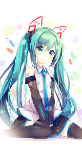 Gambar pasangan romantis anime bermain di sungai.wallpaper cewek anime paling keren. Aw88 Hatsune Milk Anime Girl Illustration Art Blue Wallpaper