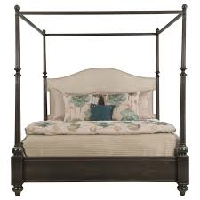 I bought several things from raymour and flanigan. Bernhardt Sutton House King Upholstered Canopy Bed With Turned Posts Sheely S Furniture Appliance Canopy Beds