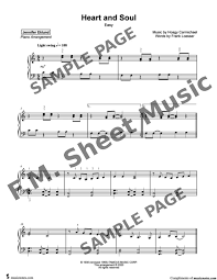 This iconic melody is a great way to introduce swinging eighth note patterns and repeating chord progressions to students of all ages! Heart And Soul Easy Piano By Hoagy Carmichael F M Sheet Music Pop Arrangements By Jennifer Eklund