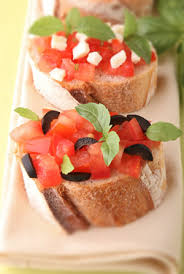 Greek Style Bruschetta With Feta Cheese Epoch By Elgea