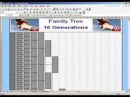 family tree chart 16 generations hand in hand genealogy