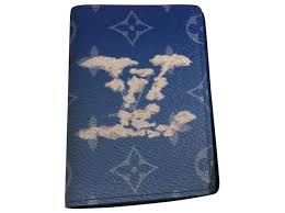 Rare Louis Vuitton Cloud Pocket Organiser M69679 Blue Cloth Ref 367786 Joli Closet