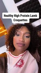 Healthy, protein packed lamb croquette recipe. Approved by Eddie Abbew