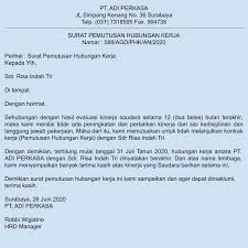 Berikut ini adalah beberapa contoh surat keterangan magang dari perusahaan selengkapnya format surat keterangan aktif kerja yang resmi. Contoh Surat Phk Atau Surat Pemecatan Dengan Berbagai Alasan