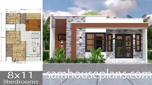 Maybe you would like to learn more about one of these? House Plans 8x11 With 3 Bedrooms Full Plans Youtube