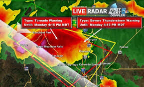 What not to do in a tornado warning? Koaa 5 Tornado Warning For This Cell Moving Down Hwy 24 Facebook