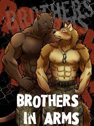 ▻ Brothers in Arms - Furry GAY PORN BARA comic