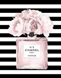 Chanel N 5 Black And White Stripes Shower Curtain For Sale By Del Art Chanel Wall Art Chanel Art Print Chanel Decor