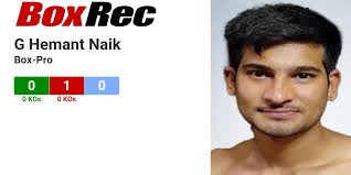 BoxRec: G Hemant Naik