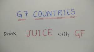 जीजाजी कई बार फ्रांस आये.earlier these were groups of 8 countries but now g 7 has only. G7 Countries Trick In Telugu Gk Tricks In Telugu Youtube