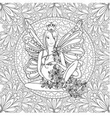 They have immense healing potential! Fairy Coloring Page Vector Images Over 3 200