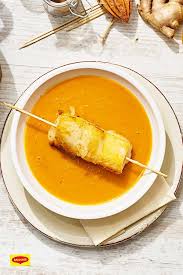 Kurbis Susskartoffelsuppe Mit Mango Tempura Rezept Susskartoffelsuppe Tempura Rezepte