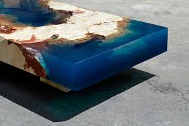 Find out your desired tile epoxy resin with high quality at low price. New Cut Stone Tables Encased In Resin Mimic An Ocean Reef Colossal
