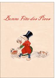 Merci Facteur Carte Ancienne Bonne Fete Des Peres Voeux Nouvelle Annee Carte De Voeux Bonne Fete