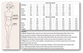 Size Guide Women Size Charts For Womens Clothes