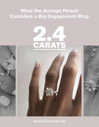 This Is The Average Carat Size For An Engagement Ring Who
