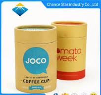 [Hot Item] Custom Printed Tea Cup Coffee Mug Packaging Kraft Paper Tubes