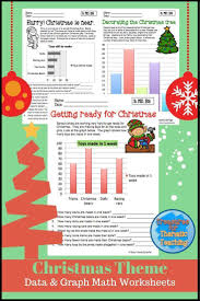 Christmas Math Data And Graph Worksheets Grade 3 Christmas Math Reading Graphs Graphing
