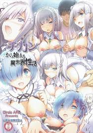 リゼロエロ漫画・同人誌】エミリア「まっ・・待って、これってもしかして交尾セックス？」異世界に転移されたエミリアたんが痴漢にあいそのまま車内で輪姦されてしまう・・これは見えざる手！www  - 俺二次まとめ エロ漫画同人誌