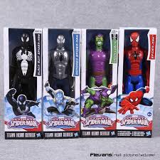 Black And Green Spiderman Action Figure Titan Hero Series Avengers Superheroes Pvc Action Figures Toys 12 30cm Venom Avengers Superheroes Marvel Action Figures Action Figures Toys