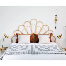 Tête de lit (180 cm) de mauvaise qualité, pratiquement pas molletonnée (presque pas de remplissage) et le travail style chesterfield vite bâclé ! Tete De Lit Design En Rotin Singaraja 180cm Drawer