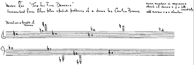 Excerpt From Earle Brown Trio For Five Dancers June 1953