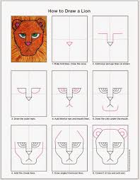 Art Projects For Kids How To Draw A Lion Face Art Lessons Homeschool Art Kids Art Projects
