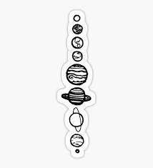 Black And White Aesthetic Stickers Transparent Background White Planets Sticker Black Stickers Aesthetic Stickers Iphone Case Stickers