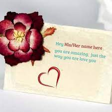 Create personalized cards in minutes with adobe spark. Print His Her Name And Your Name On Love Greeting Cards Create Online Love Wishes And Love Quotes Picture Love Cards Love Images With Name I Love You Images