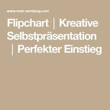Flipchart Kreative Selbstprasentation Perfekter Einstieg Flipchart Prasentation Lernen