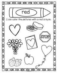 Color Red Valentines Centers Activities And Printables Color Red Activities Color Worksheets For Preschool Color Activities For Toddlers