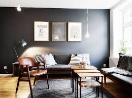Black Accent Wall Living Room Black Walls Hue Luxe Creative Accent Walls In Living Room Living Room Grey Interior