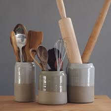The ceramic utensil holder has bold design composed of decorative detailing on its exterior, and its 7.2″ height can accommodate large utensils. Ceramic Utensil Holders Ideas On Foter