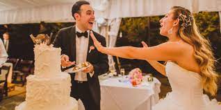 The song starts as the cutting of the wedding cake takes place and can continue as the couple feed each other the first slice as husband and wife. Top Song Ideas For Wedding Cake Cutting Ceremony My Daughter S Cakes My Daughter S Cakes