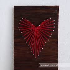 Fadenbild Herz Fadenbilder Faden Bilder Selbst Gestalten