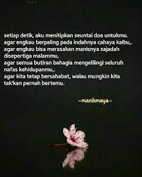 Satu masa telah terlewati benci dan rindu merasuk di kalbu ada apa dengan cintaku sulit. Puisi Cinta Dari Manikmaya Lelaki Setelah Hujan Puisi Cinta Puisi Cinta