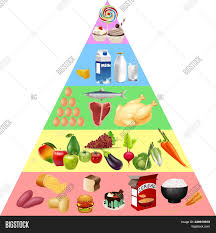 Food Pyramid Chart Image Photo Free Trial Bigstock