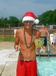 Rowdy dawgs and kona ice will be Christmas In July Pool Party Christmas In July Swim Party July Party