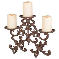 Candle wall sconce brings a pleasing glow to your hallway, foyer, or dining room with an impressive scrollwork design. Wrought Iron Table Sconces Iron Accents