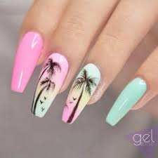 For your longer nails, shape it into a square. 40 Colorful Coffin Acrylic Nails To Choose From
