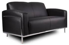 Amazon Com Boss Caressoftplus Love Seat With Chrome Frame Furniture Decor Love Seat Contemporary Loveseat Furniture