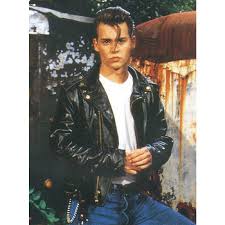 Cry Baby Johnny Depp Wade Walker Black Rider Leather Jacket
