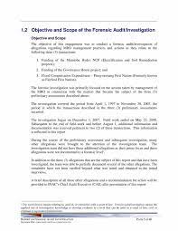 forensic accounting report template 5 templates example forensics internal audit big 4