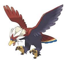 Black And White Bird Pokemon Name Braviary Pokemon Flying Type Pokemon Pokemon Black And White