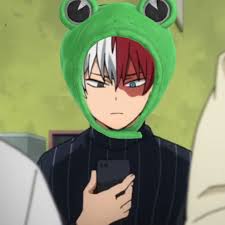 Todoroki In Frog Hat Cute Frogs Aesthetic Anime Anime Icons