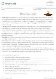 Use these printable worksheets to improve reading comprehension. Science Reading Comprehension Types Of Soil Worksheet Primaryleap Co Uk