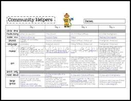 Community Helpers Freebie Lesson Plan Activity Pages Community Helper Lesson Community Helpers Preschool Community Helpers Lesson Plan